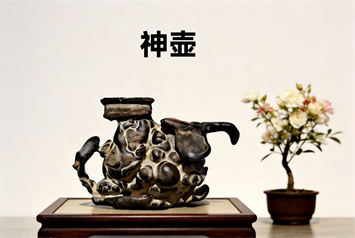 铜川陈炉石《神壶》，堪称天然象形石中的天作之合
